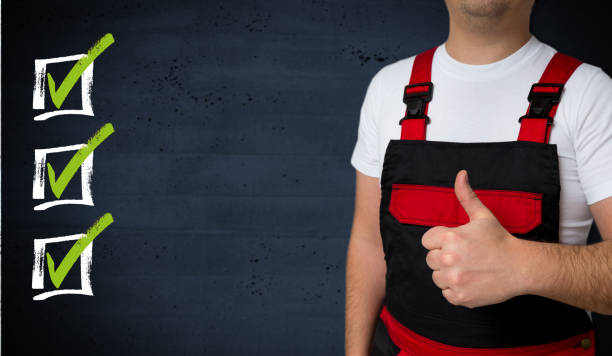 istock Checklist is shown by craftsman concept 835584164