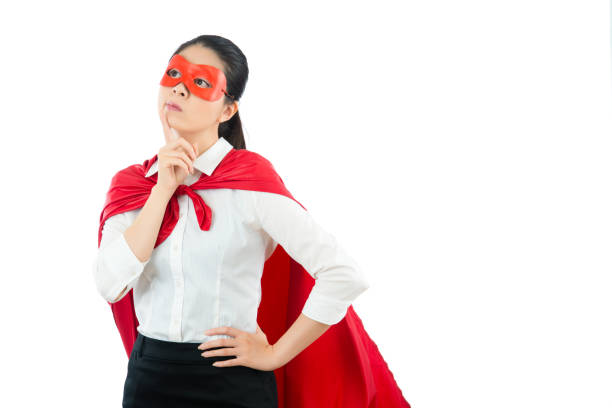 istock girl stand in front of copyspace focus on air 835620416