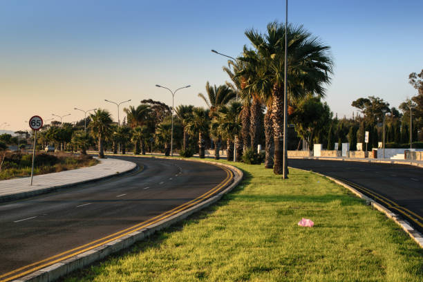 istock Road in Larnaca, Cyprus 835635984