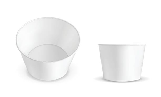 istock White container for ice cream or fast food. Packaging for popcorn and snack 835636550