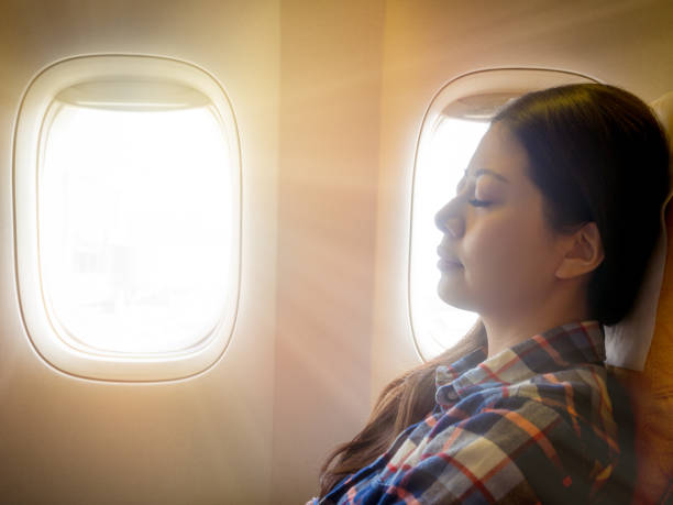 istock tired brunette casual asian lady napping 835640382
