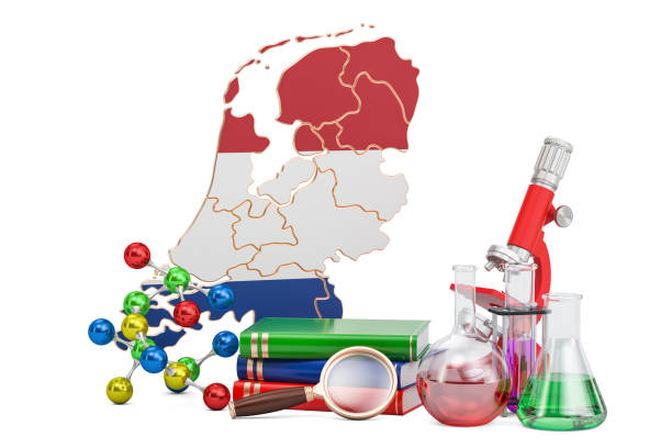 istock Scientific research in Netherlands concept, 3D rendering isolated on white background 835641352