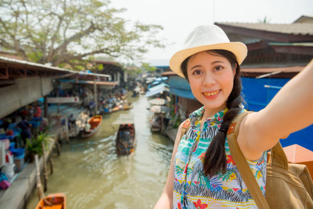 istock traveler taking selfie portrait photo 835642428