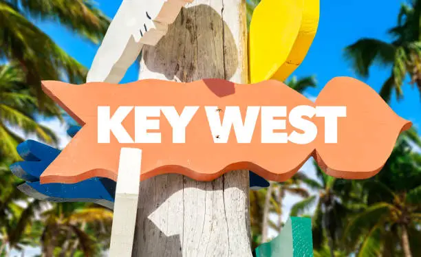 Photo of Key West sign