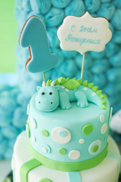 istock birthday cake with cute dragon with russian text 835677756