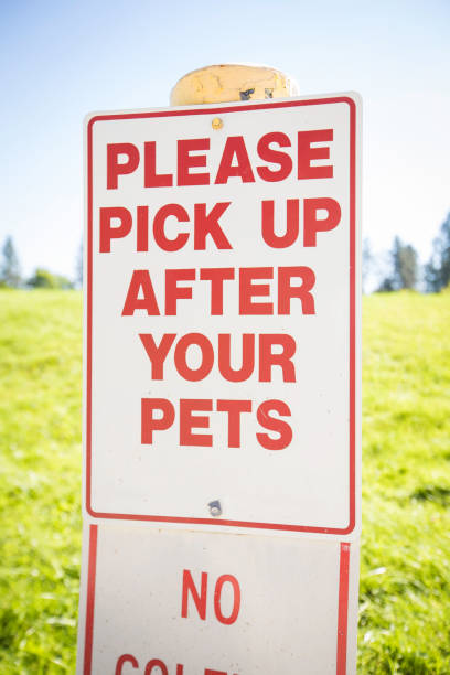 istock Pick Up After Your Pets Sign 835682428
