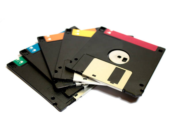istock Pile Of Broken Destroyed Floppy Disc Files 835700954