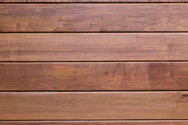 istock Brown plank wooden wall 835727518