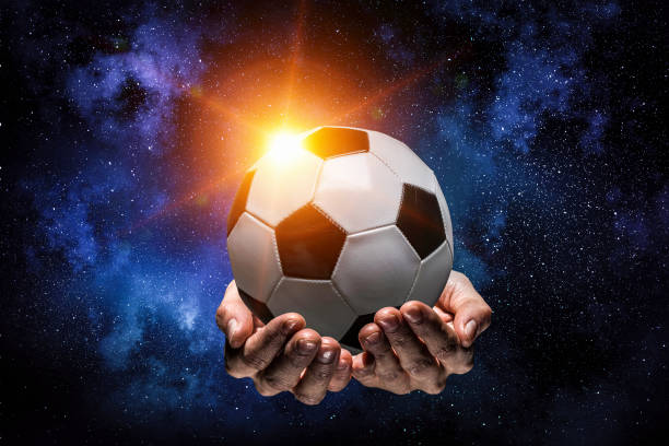 istock Soccer game ball . Mixed media 835733070