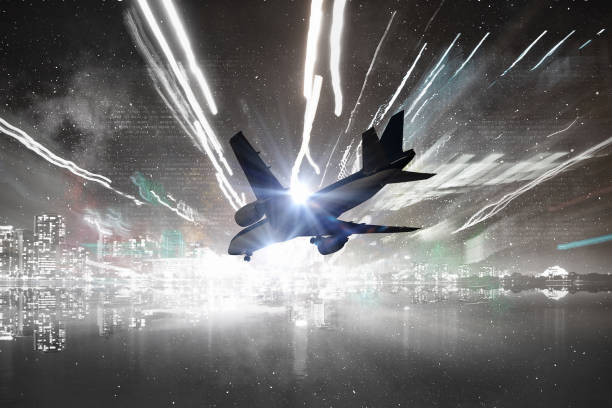 istock Airliner in sky. Mixed media . Mixed media 835735930