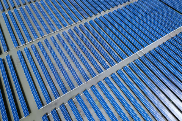 istock aerial view of solar power panels 835735952