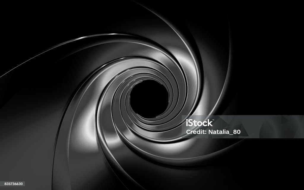 Gun Barrel 3d rendering Gun Barrel Stock Photo