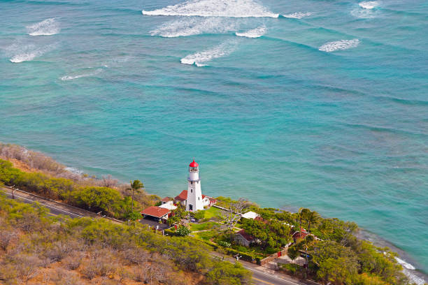 istock Diamond head lighthouse, Hawaii, USA. 835750558