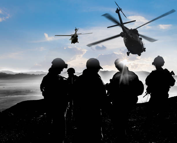 istock Military Mission at dusk 835758038