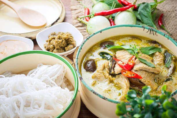 istock Thai food green curry chicken 835765500