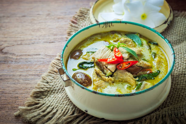 istock Thai food green curry chicken 835765718