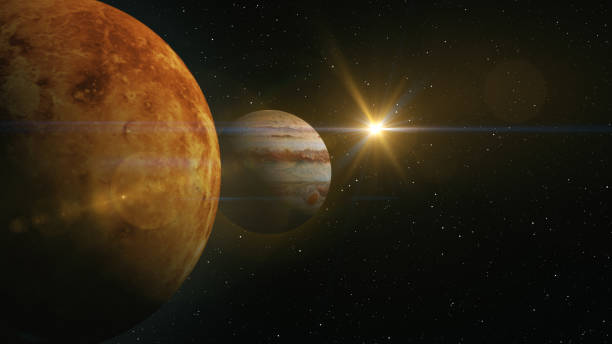 istock Venus and Jupiter Planet Conjunction 835772118