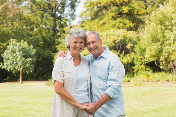 istock Happy mature couple smiling 835772474