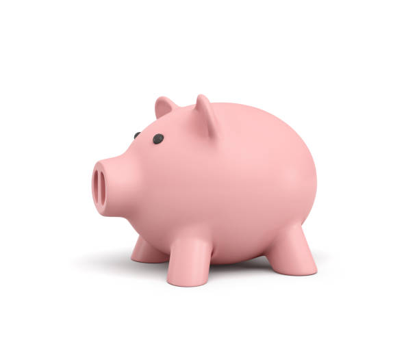 istock 3d rendering of a pink ceramic piggy bank isolated on white background 835772632
