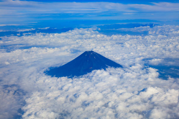 August, summer,Mount Fuji on the cloud