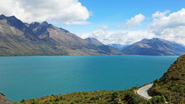 istock Scenic road on Lake Wakatipu 835782894
