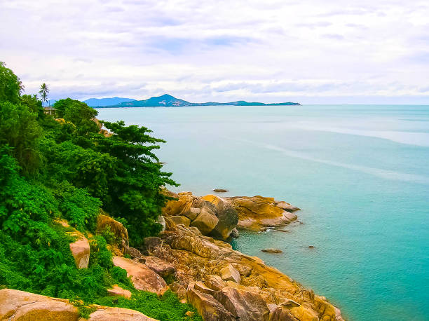 istock Seascape of Samui Island, Surat Thani, Thailand. 835788048