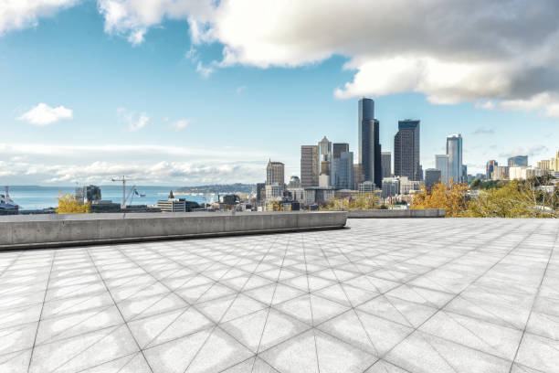 istock empty floor with cityscape of los angeles 835794960