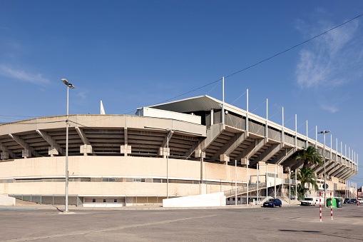 Cartagonova stadium in the city of Cartagena. Province of Murcia, southern Spain