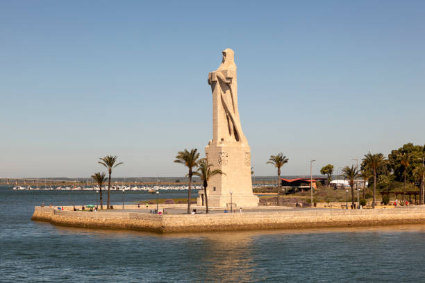 Columbus monument in Huelva, Spain