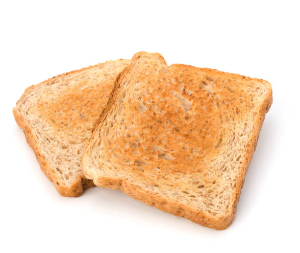 istock Crusty bread toast slice isolated on white background 835813500