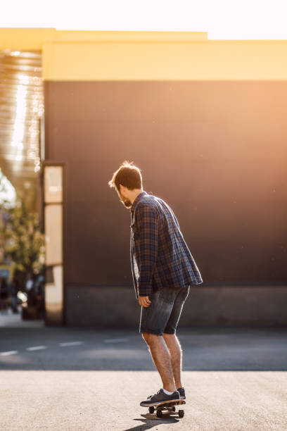 istock Young skateboarder in ride 835817782