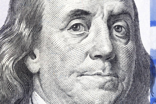 istock One Hundred Dollars. Benjamin Franklin portrait. USD, The United 835817822