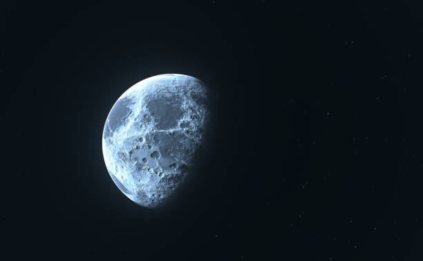 istock Blue moon or planet and stars 835817892