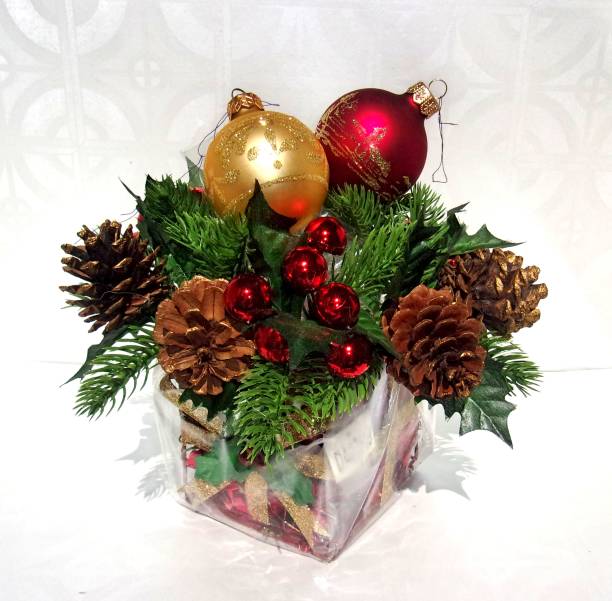 Traditional Christmas Wreath with balls