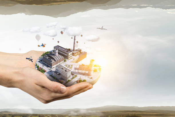 istock Concept of industrial construction. Mixed media 835822150