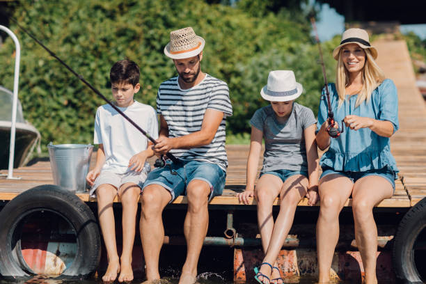 istock Family Fishing on Jetty 835825580