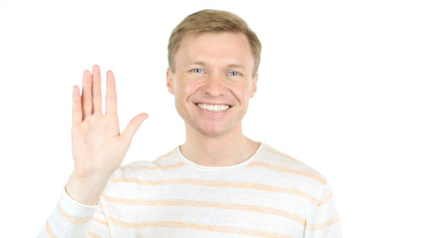 istock Waving Hand, Welcoming with Full Emotions, Hello 835828496
