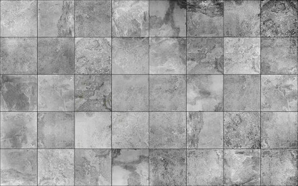 schieferfliese keramik nahtlose textur - repeating tile stock-fotos und bilder