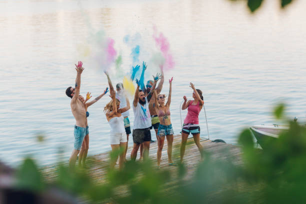 istock Friends On Summer Party 835836248