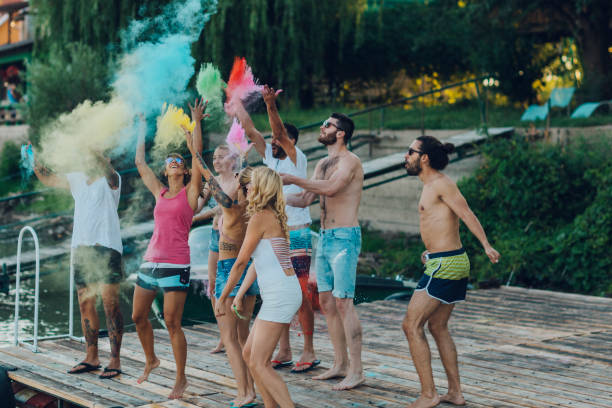 istock Friends On Summer Party 835836262