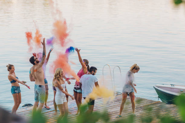 Friends On Summer Party