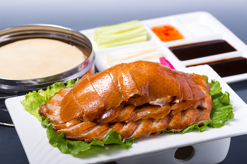 China's famous food, Beijing roast duck fresh baked