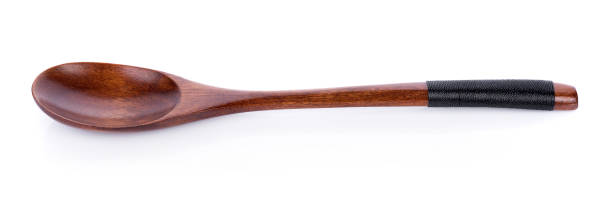 Wooden Spoon isolated on white background