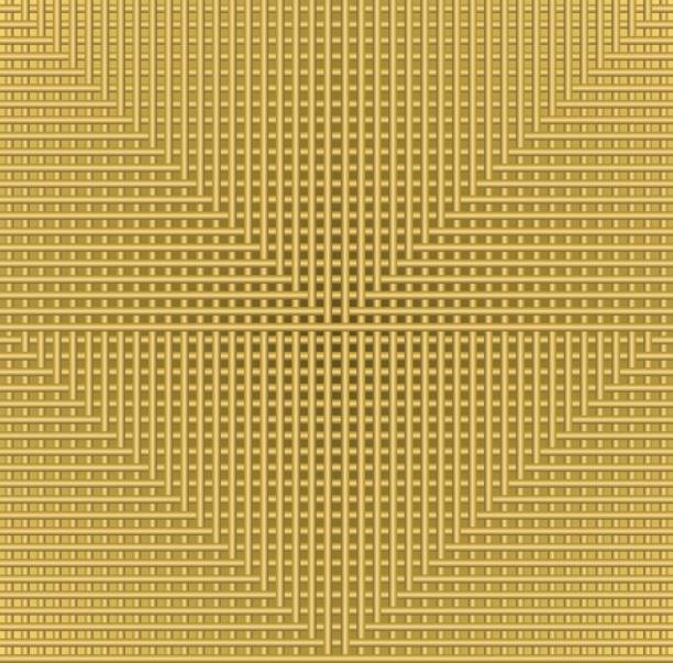 istock Golden grid background with in metallic design, flyer, leaflet, book cover, manual overlay, low contrasting illustration 835857226