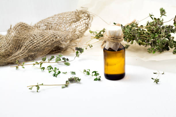 istock Organic essential oil with for beauty and spa treatment 835857526