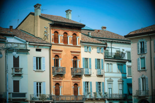 Lodi (Italy): Cathedral square (piazza del Duomo) Lodi (Lombardy, Italy): the historic cathedral square (piazza del Duomo) lodi italy stock pictures, royalty-free photos & images