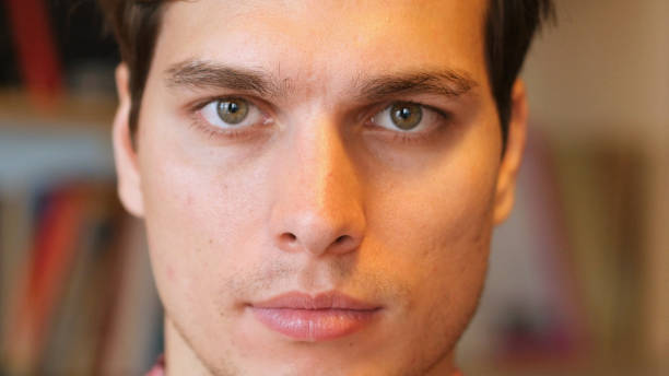 istock Close Up of Man Face 835864120