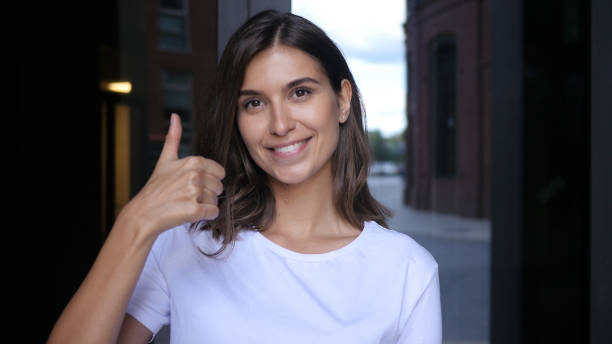 istock Thumb Up by Happy Beautiful Female Designer 835864480