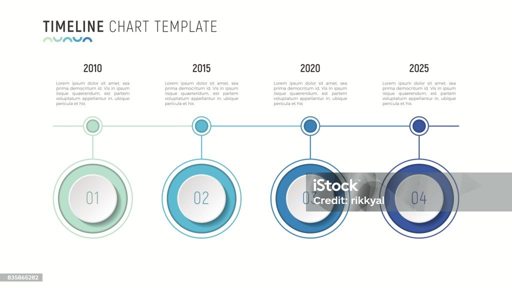 Timeline Visualization Chart Timeline Chart Infographic Template For Data Visualization 4 Steps ...