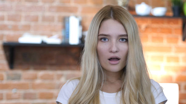 istock Amazed , Shocked Beautiful Girl, Mouth Opened 835865554